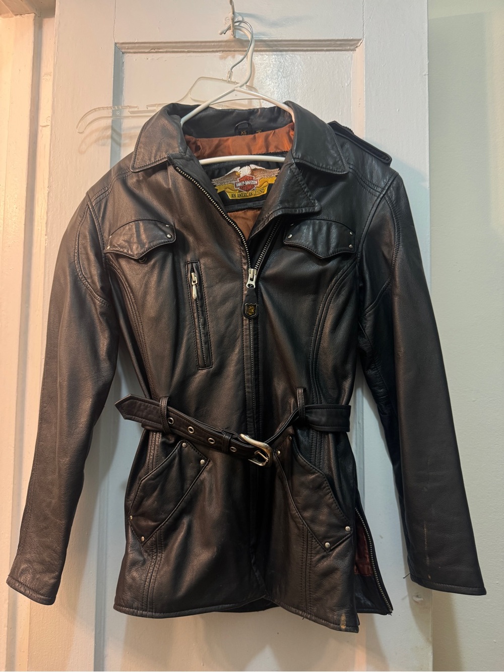 Authentic vintage Harley-Davidson leather jacket